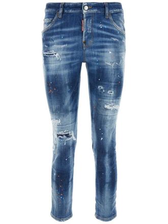 Dsquared2 Jeans Cool Girl con effetto vissuto - Blu