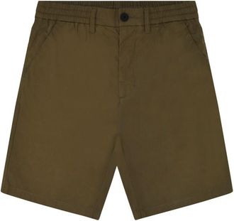 Knowledge Cotton Apparel Fig Loose Poplin Elastic Waist String Shorts Shorts f&uuml;r Herren | braun