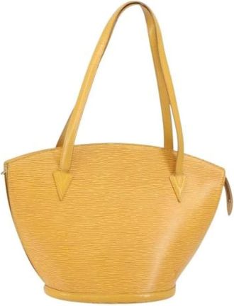 Louis Vuitton Pre-owned Shoulder Bags, female, Yellow, Size: ONE SIZE Pre-owned Vintage Shoulder Bag