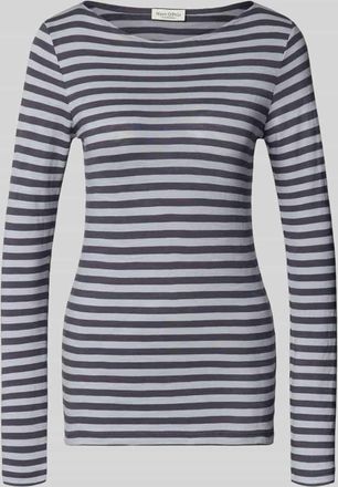 Marc O'Polo Regular Fit Langarmshirt aus reiner Baumwolle in Hellblau, Gr&ouml;&szlig;e XXL