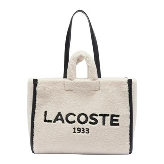 Lacoste Shopping Bags, female, Beige, ONE SIZE, Heritage Large Tote