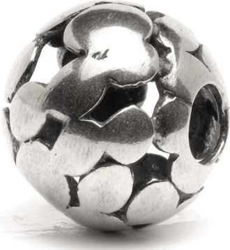 Trollbeads Womens Spot Bead Charm In Silver