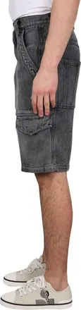 Isabel Marant Cotton with Button-Zip Closure Bermuda Shorts - Black