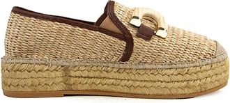 Viguera Loafers - Dames - Espadrilles - Beige - 39 EU - Leer - Schoenen