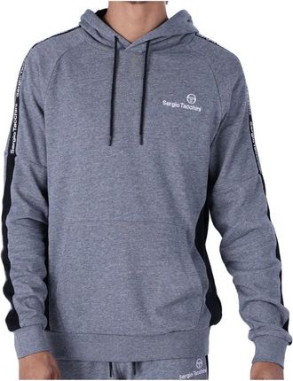 Sergio Tacchini Logo Band Hoodie - Grijs - Heren - Hoodies - Grijs - XL - Polyester - Hoodies & sweatvesten
