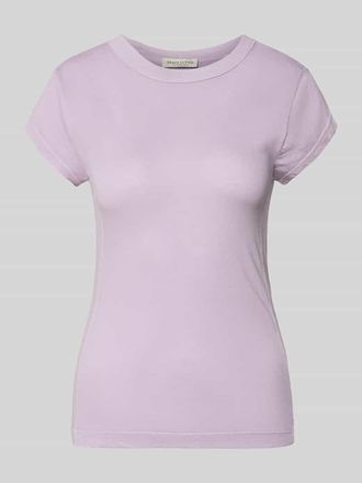 Marc O'Polo Slim Fit T-Shirt aus reiner Baumwolle in Flieder, Gr&ouml;&szlig;e XXL