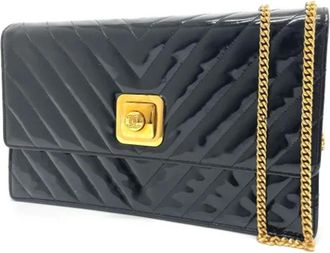 Chanel Pre-owned Leather chanel-bags - Dames - Vintage Schoudertas - Zwart - ONE Size - Vintage