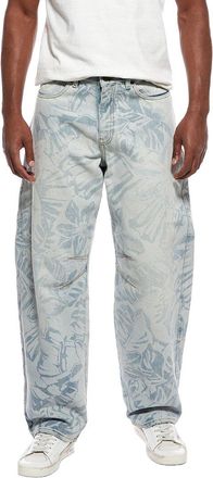 Palm Angels Light Wash Barrel Jean