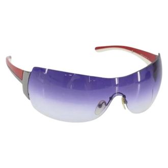 Prada Pre-owned Accessories, female, Purple, Size: ONE SIZE Pre-owned Plastic Sunglasses