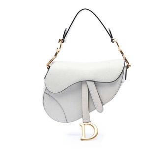 Dior Pre-owned Dior Mini Grained Calfskin Saddle Bag 09-MA-0290