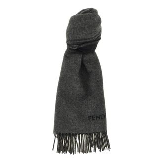 Fendi Bufanda larga de doble cara - Accessories - Hombre - Gris - ONE SIZE