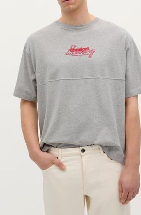 Scalpers Lazy Tee in Grey Melange at Nordstrom, Size Xx-Large Eu