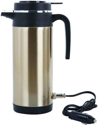 OEM Tienda9 - Hervidor El&eacute;ctrico Port&aacute;til - 1200 Ml - Para Hervir Caf&eacute; Y T&eacute; - Dorado - Hervidor Para Coche - Para Viajes - Baceyong