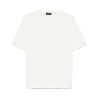 Roberto Collina Heren, Tops, Wit, Maat: L