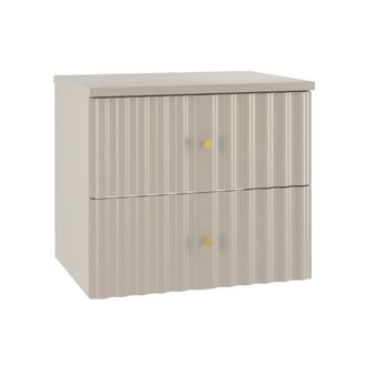 Petits Meubles Mueble bajo lavabo 60cm encimera paneles laminados y de mdf cachemira