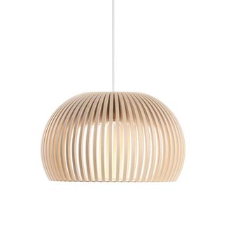 Secto Design Secto - Atto 5000 LED-Pendelleuchte, &Oslash; 34 x H 21 cm, Birke