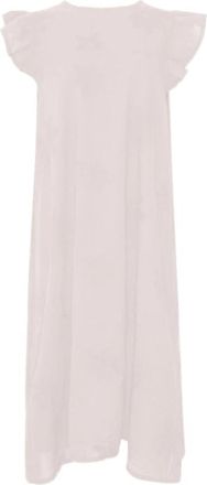 Tiffany & Co. Witte Jurk Korte Mouw - Dames - Casual kleedjes - Wit - S/M - Kleedjes