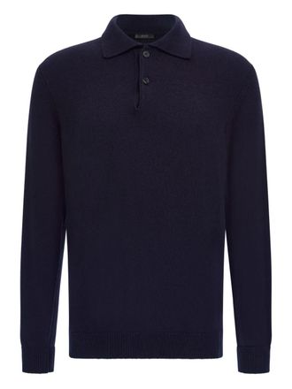 Boggi Milano buttoned polo shirt - Blue