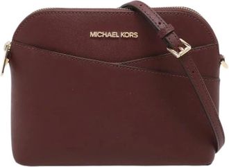 Michael Kors Pre-owned Dome Crossbody Tas - Dames - Vintage Schoudertas - Rood - ONE Size - Leer - Vintage