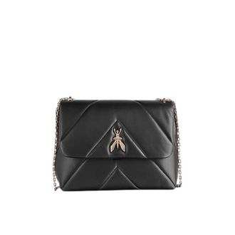 Patrizia Pepe Dames, Tassen, Zwart, Maat: ONE Size Leer