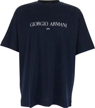 Giorgio Armani Logo-print Cotton T-shirt