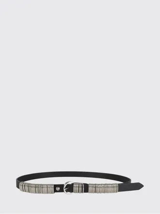 Federica Tosi Adjustable Smooth Leather Belt with Buckle