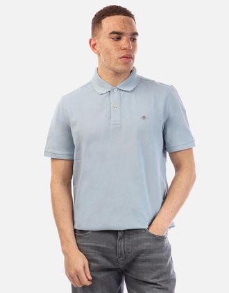 GANT Mens Shield Logo Polo Shirt - Blue - Size: 36