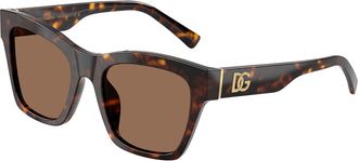 Dolce & Gabbana DG4512 502/73 Womens Sunglasses Tortoiseshell Size 53