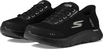 Skechers Hands Free Slip-Ins Go Walk Flex - 100% Waterproof Mens Walking Shoes Black/Black : 11.5 D - Medium