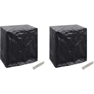 vidaXL Coperture Tavoli Pingpong 2pz 8 Occhielli Esterni 160x55x182 cm - Vidaxl