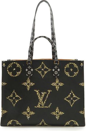 Louis Vuitton Noir Monogram Monogram Reverse Shoulder Bag Tote Bag (Pre-Owned)