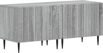 vidaXL Mueble De Tv Sonoma Gris Madera De Ingenier&iacute;a Vidaxl