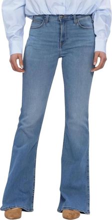 Lee Jeans, Dames, Blauw, W31 L33, Denim, Breese Flared Jeans