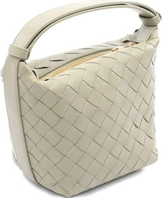 Bottega Veneta 20s intrecciato leather handbag - Neutrals