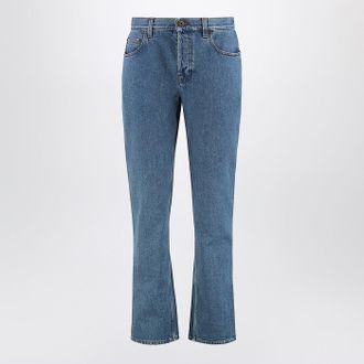 Burberry Straight jeans in Mid blue denim