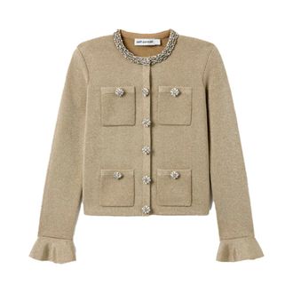 Self Portrait Mujer, Jerseys, Amarillo, Talla: M