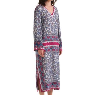 Maliparmi Sunset Paisley Jurk - Dames - Casual kleedjes - Veelkleurig - L - Kleedjes