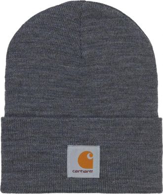 Carhartt Work in Progress Acryl Horloge Wollen Muts - unisex - Hoeden - Grijs - ONE Size - Wol - Accessoires