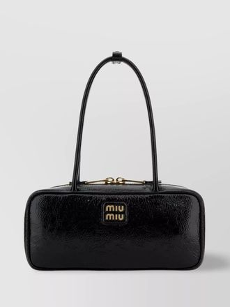 Miu Miu leather tote bag double handles