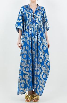 Meghan Fabulous Palm Springs Caftan Maxi Dress in Ocean Blue at Nordstrom Rack, Size Small/medium