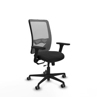 Piqueras y Crespo Silla De Oficina Piqueras Y Crespo Zulema Gris Cuero Sint&eacute;tico