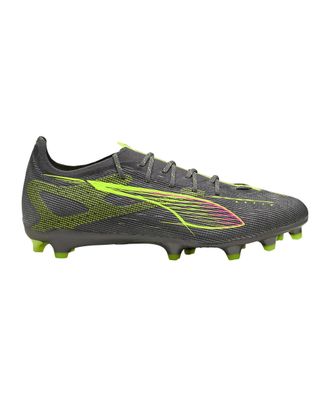 Puma Unisex Ultra 5 PRO FG Soccer Shoe, Matte Aged Silver-Yellow Alert-Sun Struck, 10.5 UK