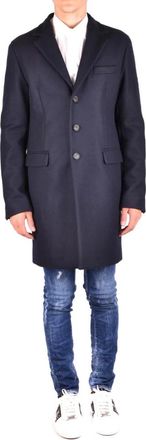 Dsquared2 Stijlvolle Jassen voor Jou - Heren - Mantel - Blauw - L - Jassen