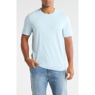 Open Edit Crewneck Stretch Cotton T-Shirt in Blue Winter at Nordstrom, Size Xx-Large