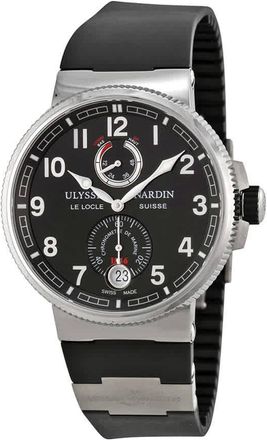 Ulysse Nardin Marine Black Dial Automatic Mens Watch 1183-126-3-62