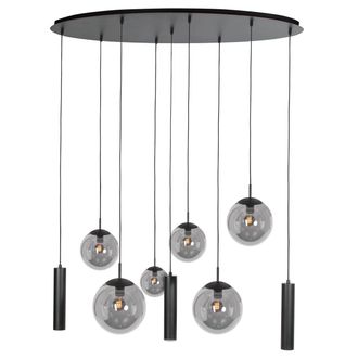 Steinhauer Steinhauer - L&aacute;mpara Colgante - Bollique - Negro - Vidrio Metal