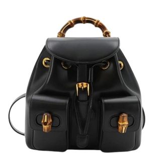 Gucci Pre-owned Backpacks, female, Black, Size: ONE SIZE Pre-owned Vintage Backpack