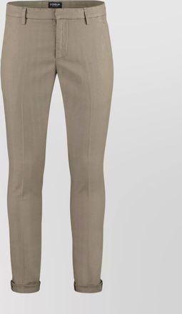 Dondup chino trousers featuring roll-up cuffs