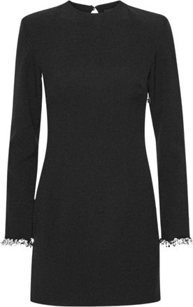 Rotate Crepe Mini Dress - Dames - Korte kleedjes - Zwart - S - Polyester - Kleedjes