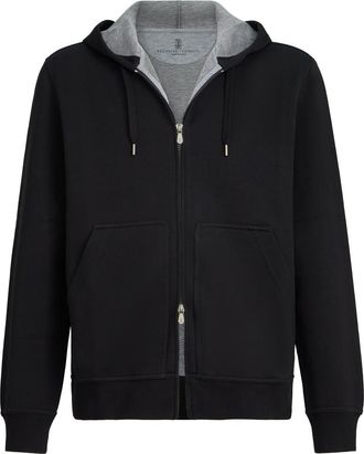 Brunello Cucinelli Double cloth sweatshirt in Black at Nordstrom, Size Xxx-Large Eu